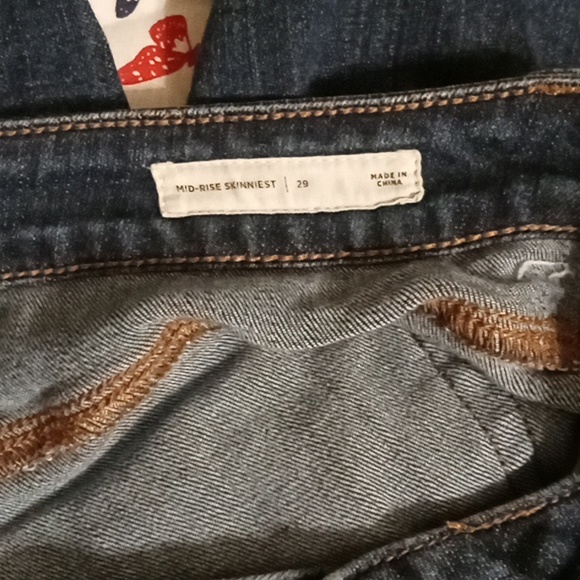 Pacsun Mid Rise Skinniest Jeans Size 29 - Picture 4 of 5